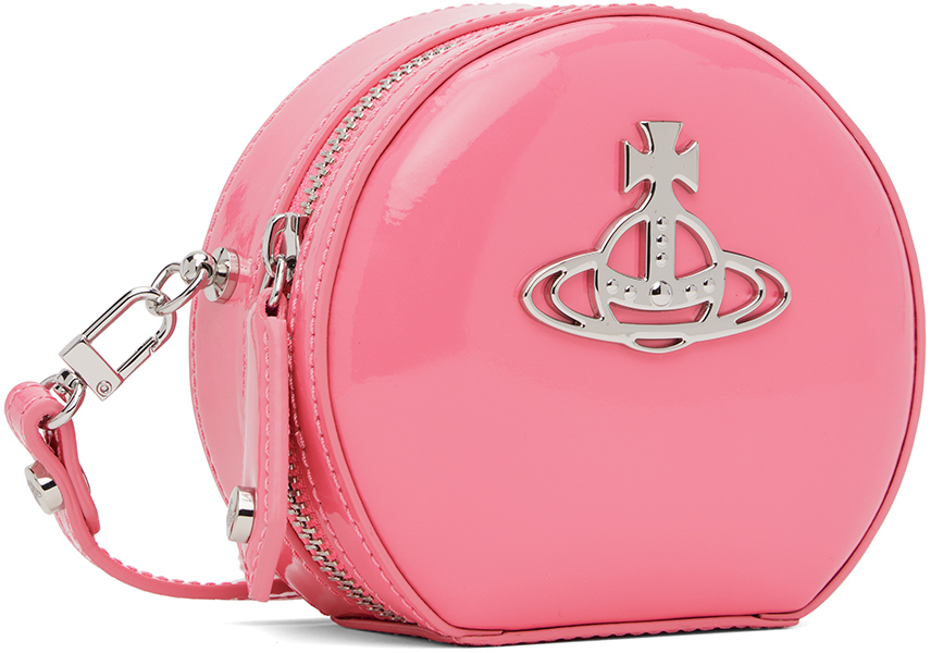 Vivienne Westwood Pink Mini Round Crossbody Bag Vivienne Westwood
