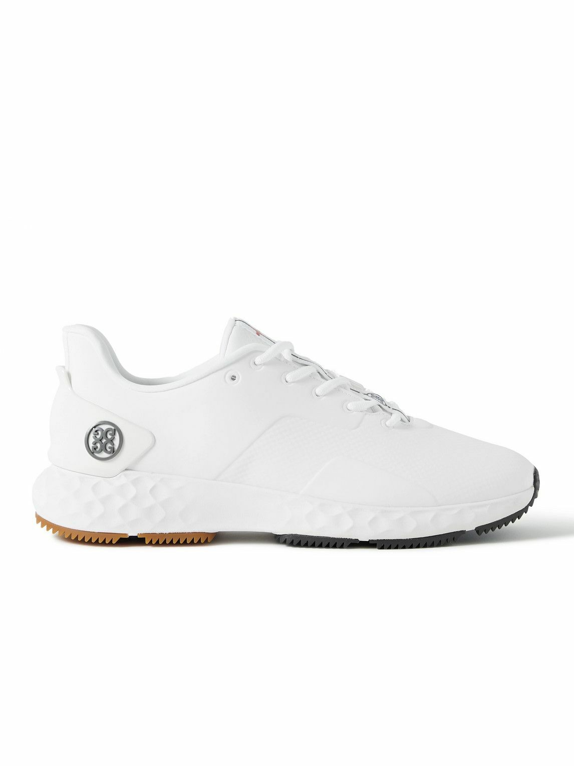 G/FORE - MG4 Rubber-Trimmed Coated-Mesh Golf Shoes - White G/FORE