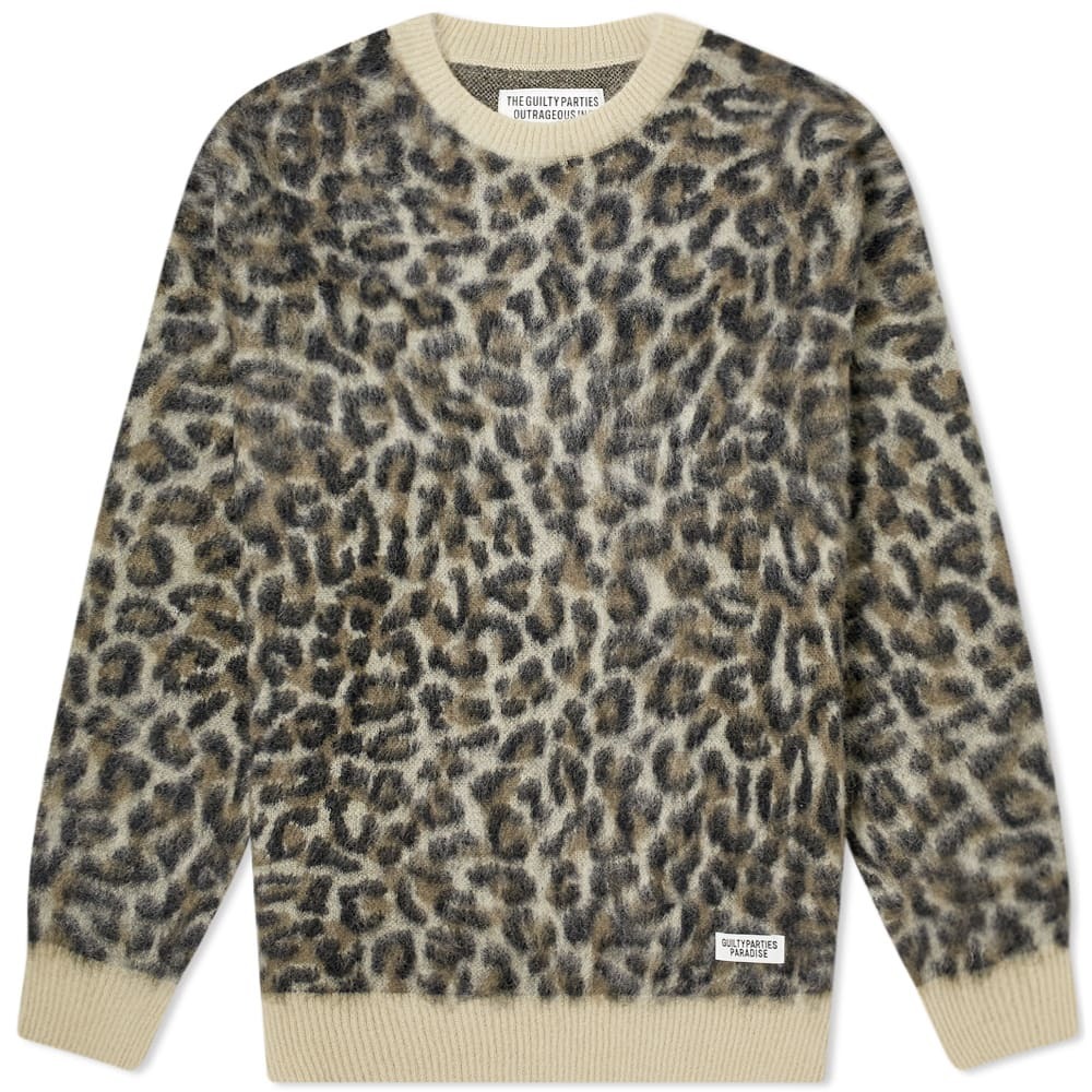 WACKOMARIA LEOPARD MOHAIR Knit sweater-