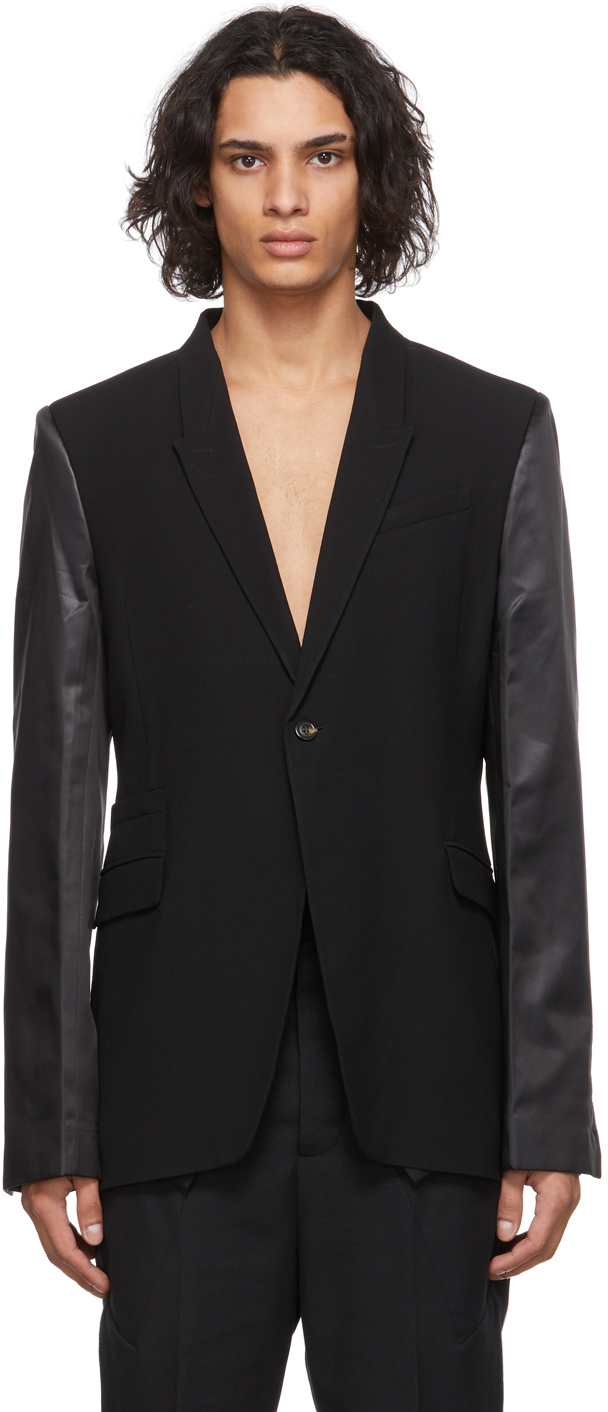 Rick Owens Black Soft Blazer Rick Owens