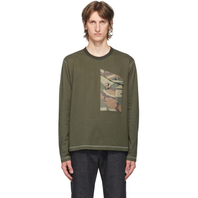 Junya Watanabe Khaki Camo Pocket Long 