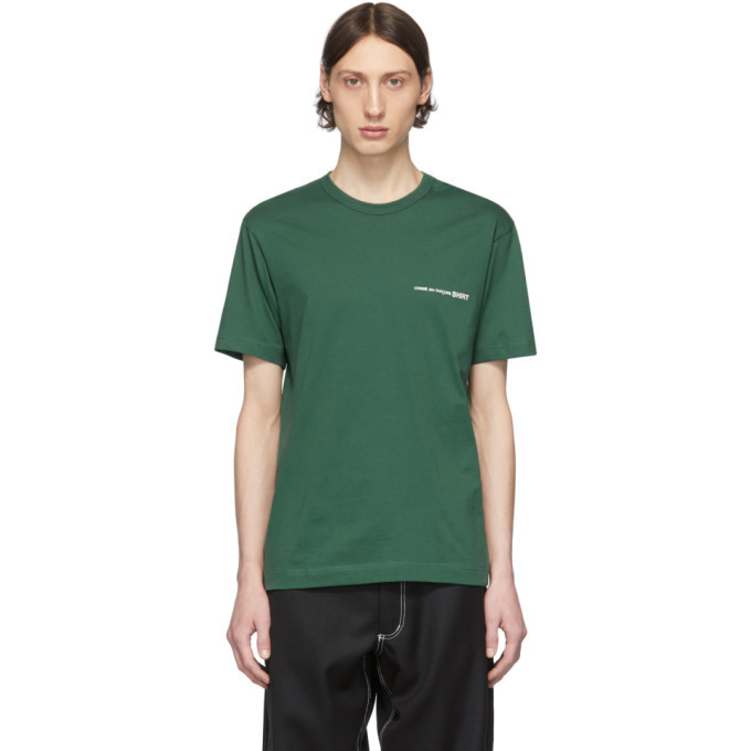 green commes des garcons shirt