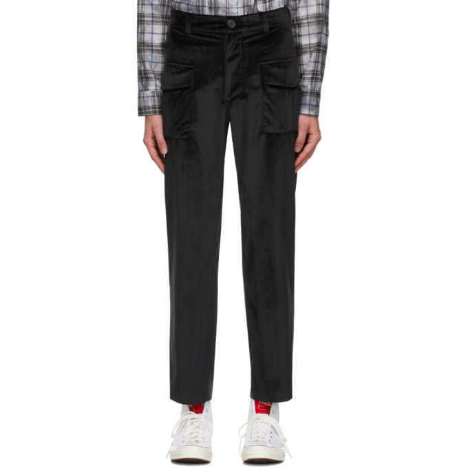 velvet cargo pants