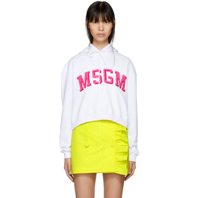 cropped college sweatshirt