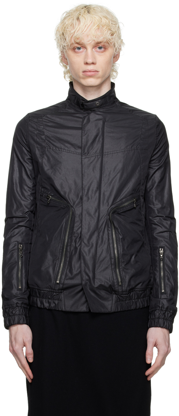 Julius Black Zip Tight Jacket Julius