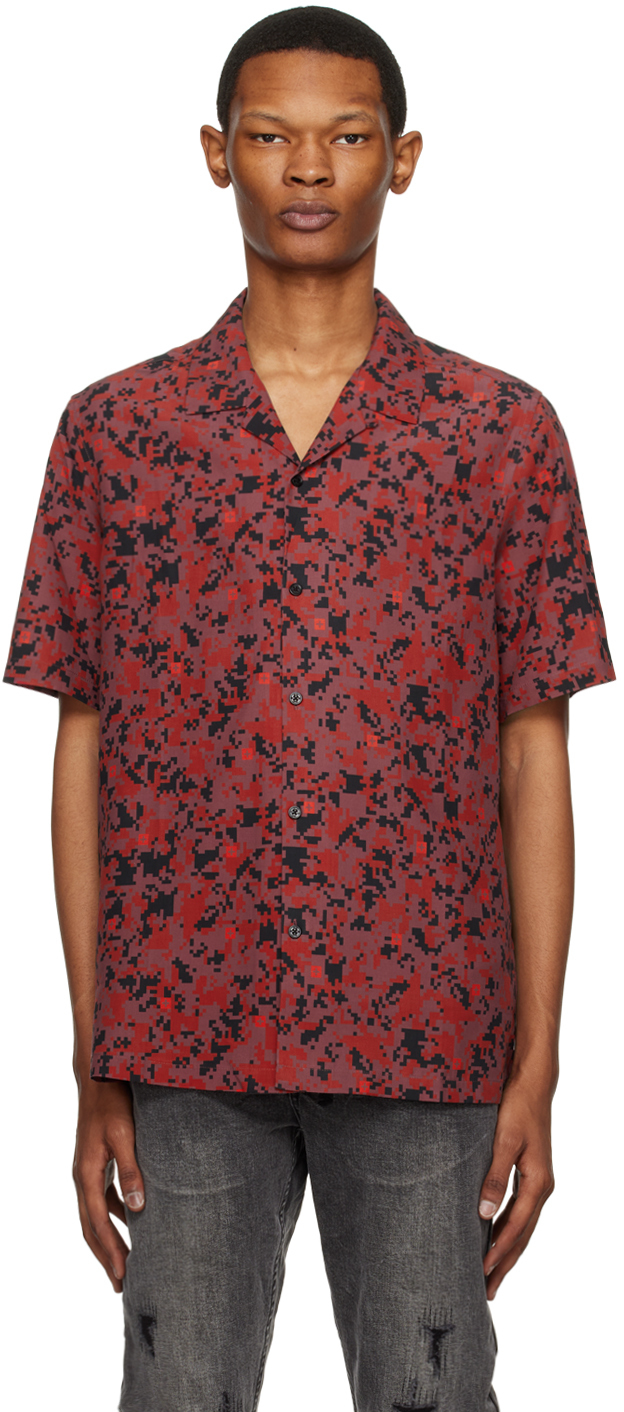 Ksubi Red Digi Shirt Ksubi