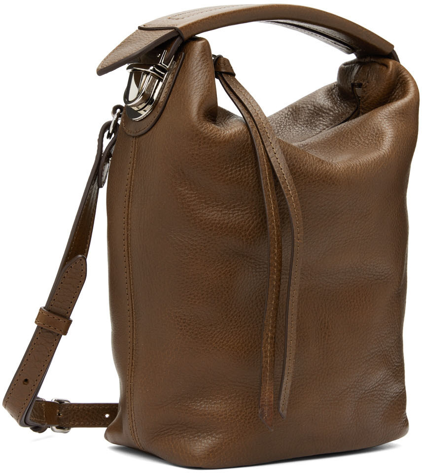 Lemaire Brown Case Shoulder Bag Lemaire