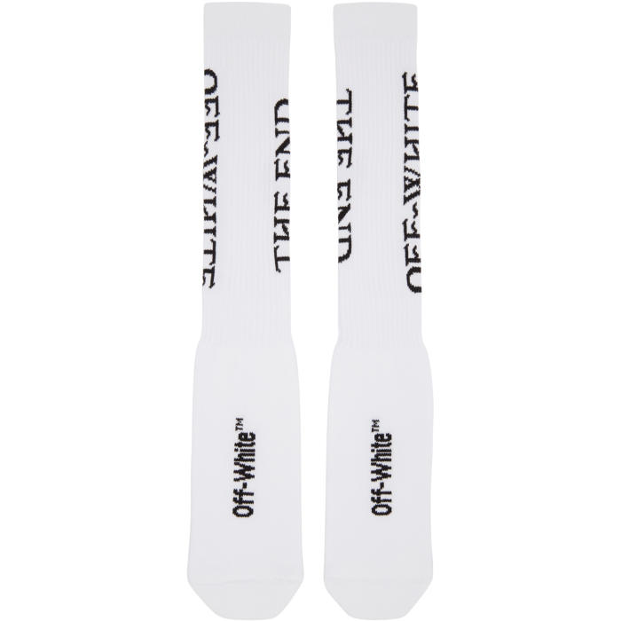 Off-White White The End Socks Off-White