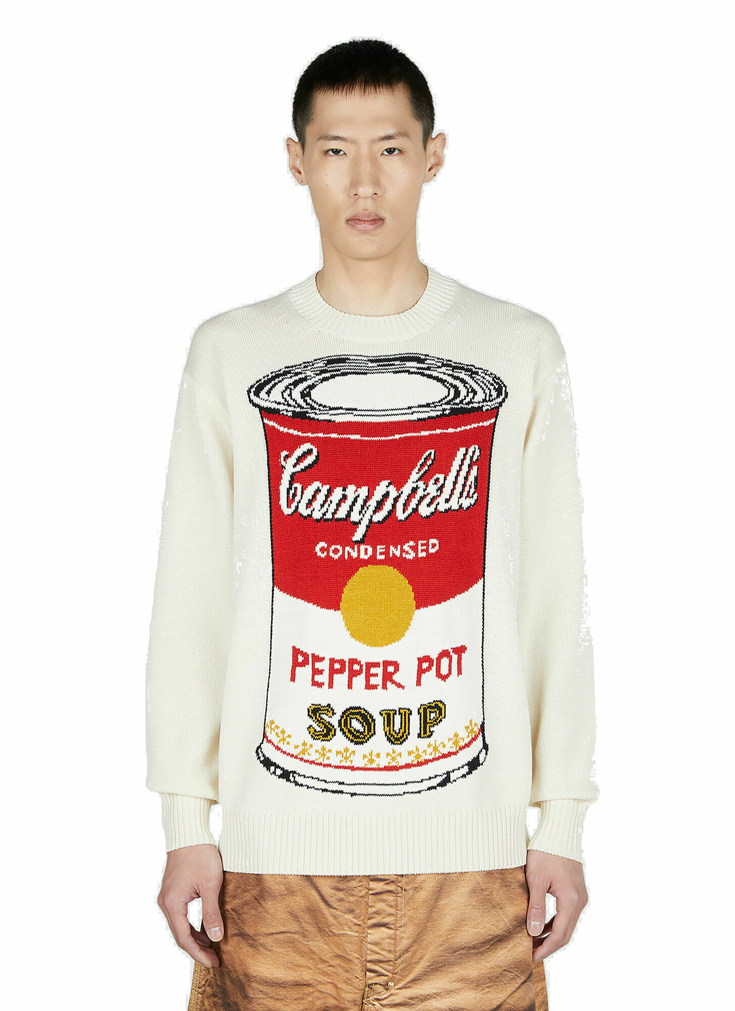 Photo: Junya Watanabe - Soup Andy Warhol Sweater in White