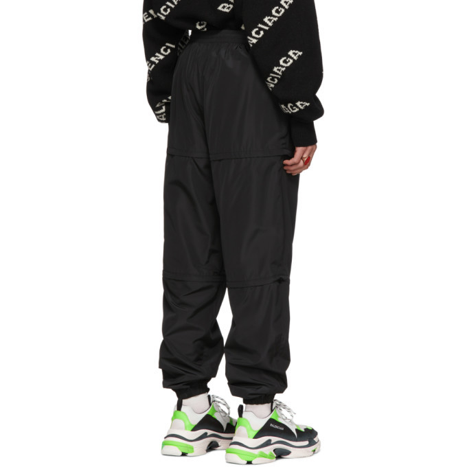 Balenciaga Black Zipped Track Lounge 