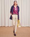 Brooks Brothers Women's Water Resistant Hooded Anorak Jacket | Navy