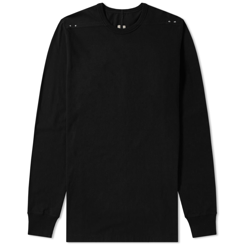 Rick Owens Long Sleeve Riveted Level Tee Rick Owens