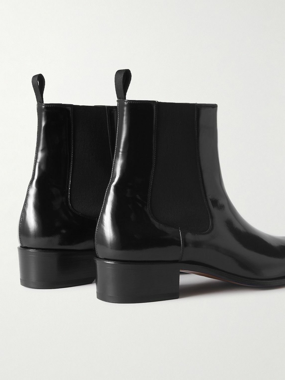 TOM FORD - Alec Patent-Leather Chelsea Boots - Black TOM FORD