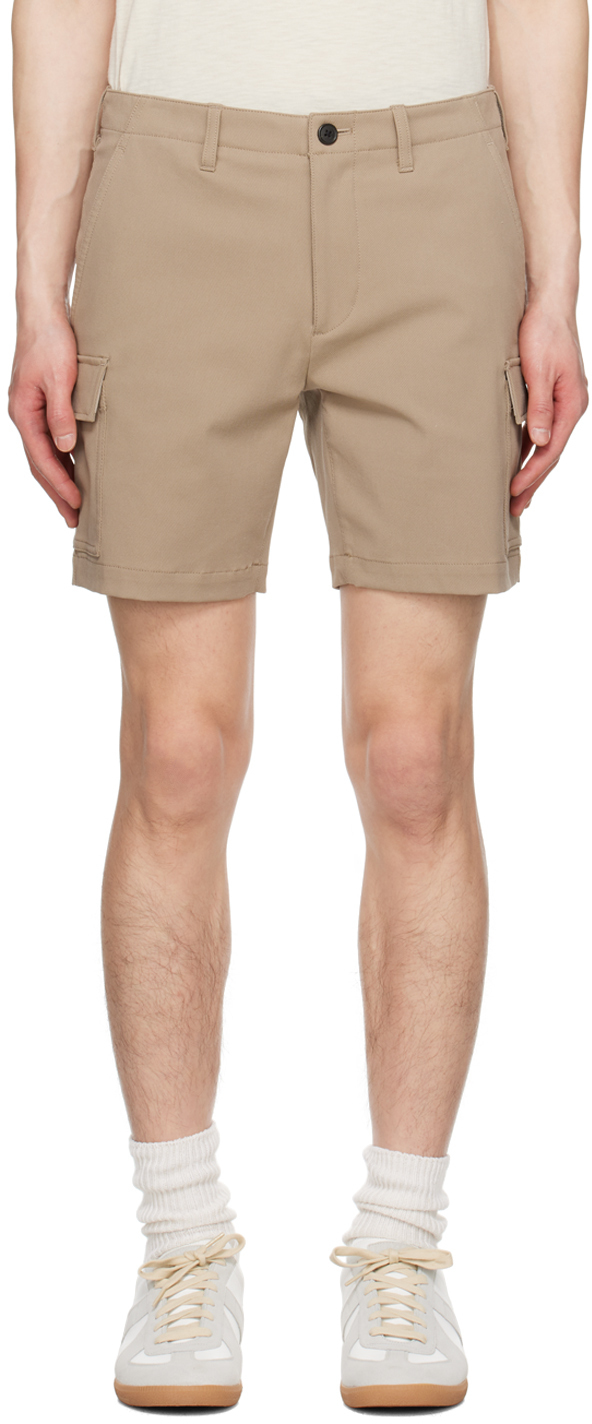 Theory Beige Zaine Cargo Shorts Theory