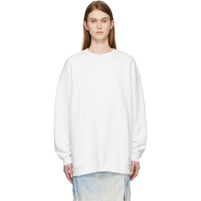 acne studios reverse label sweatshirt