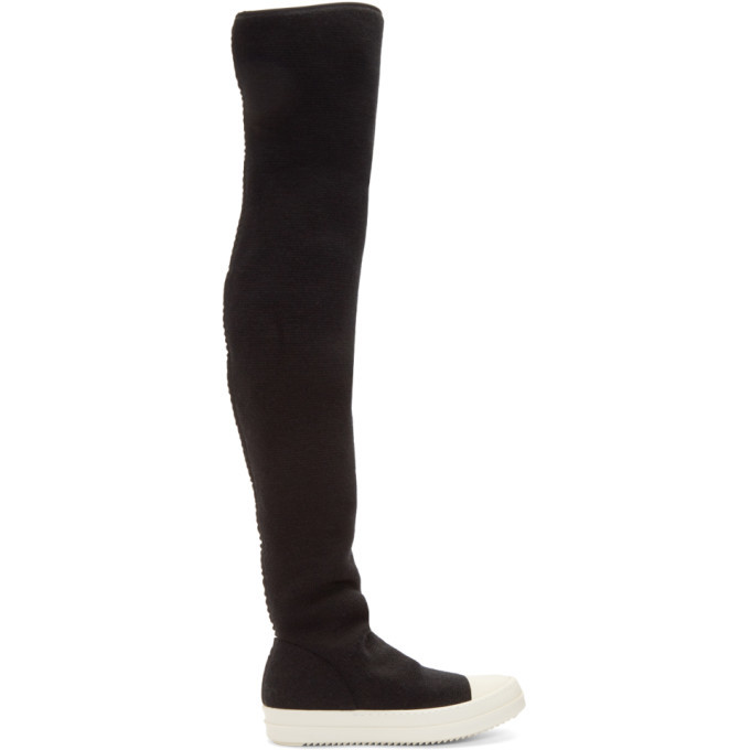 rick owens over the knee boots