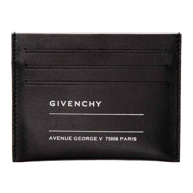 Givenchy Black Iconic Print Card Holder Givenchy