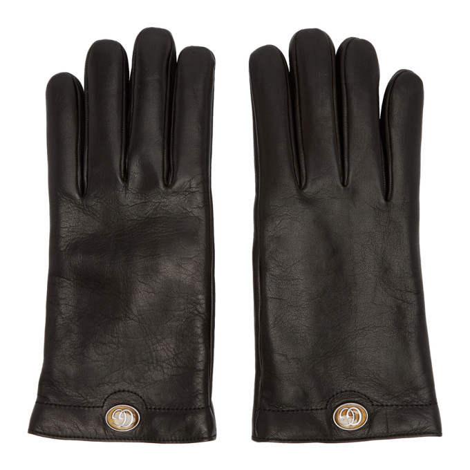 gucci logo gloves