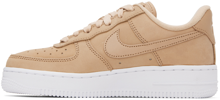 nike beige air force 1 shell trainers