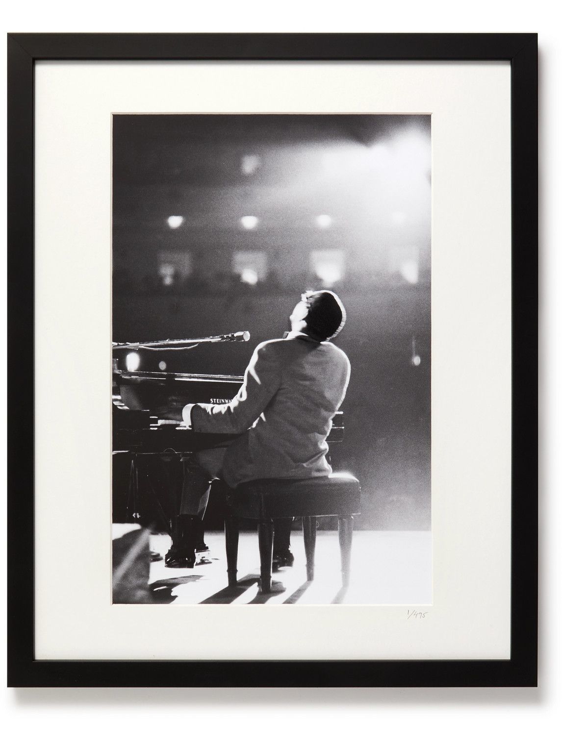 Sonic Editions - Framed 1966 Ray Charles at Carnegie Hall Print, 16" x 20" Sonic Editions