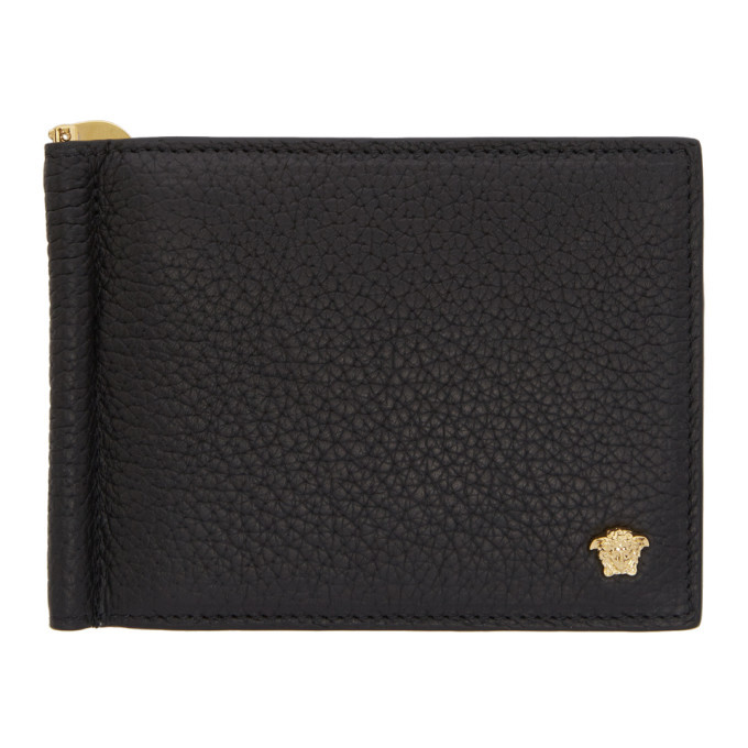Versace Black Slim Medusa Wallet Versace