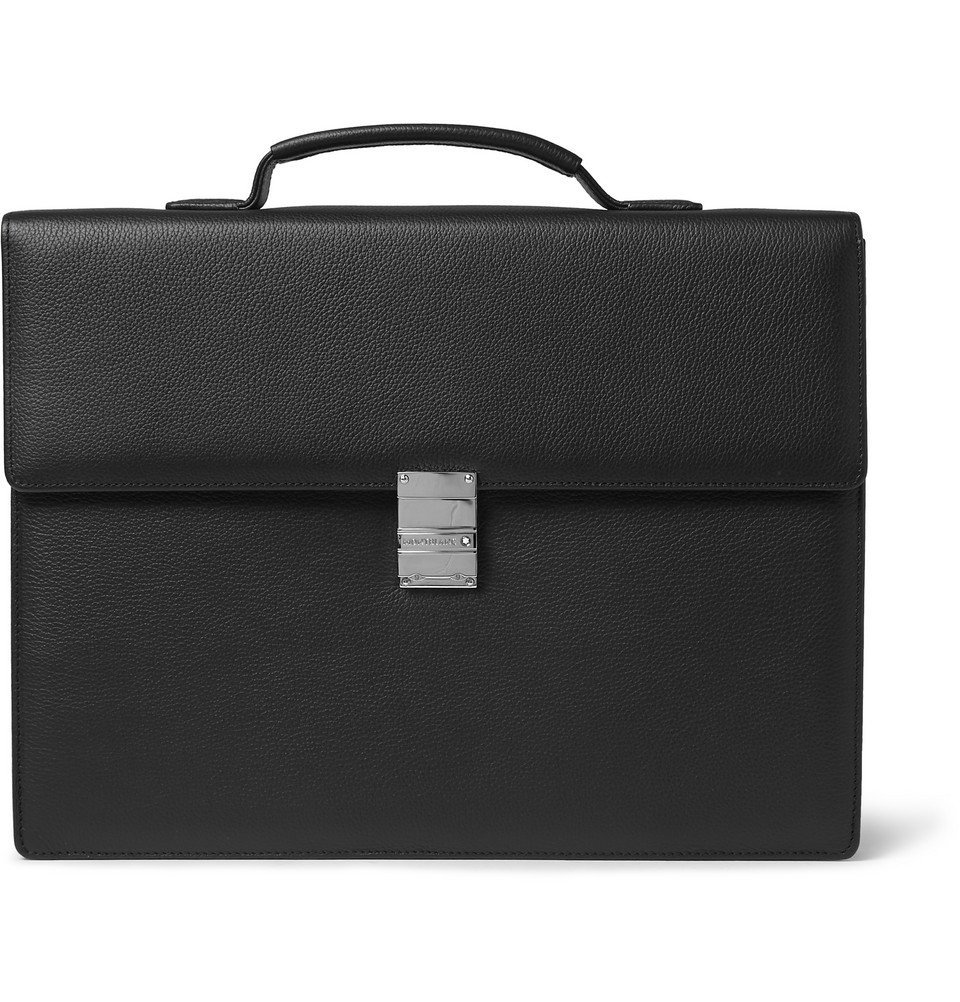 Montblanc Meisterstück Leather Briefcase Black Montblanc