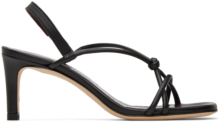 Staud Black Nicolette Heeled Sandals Staud