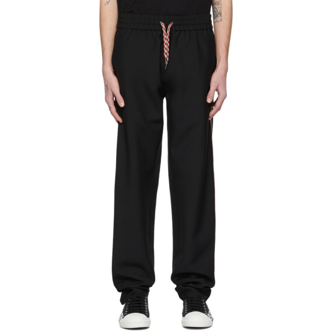 Burberry Black Wool Lounge Pants Burberry