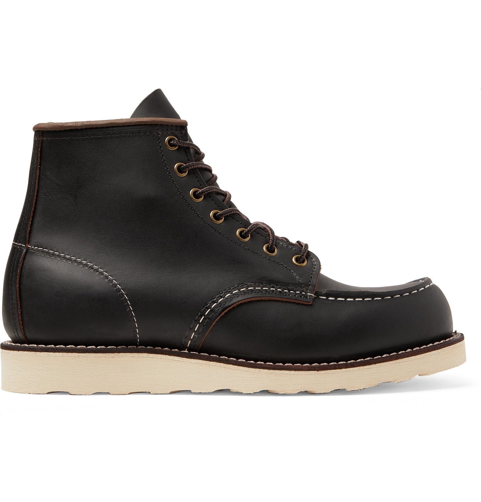 Red Wing Shoes - 8849 6-Inch Moc Leather Boots - Black Red Wing Shoes