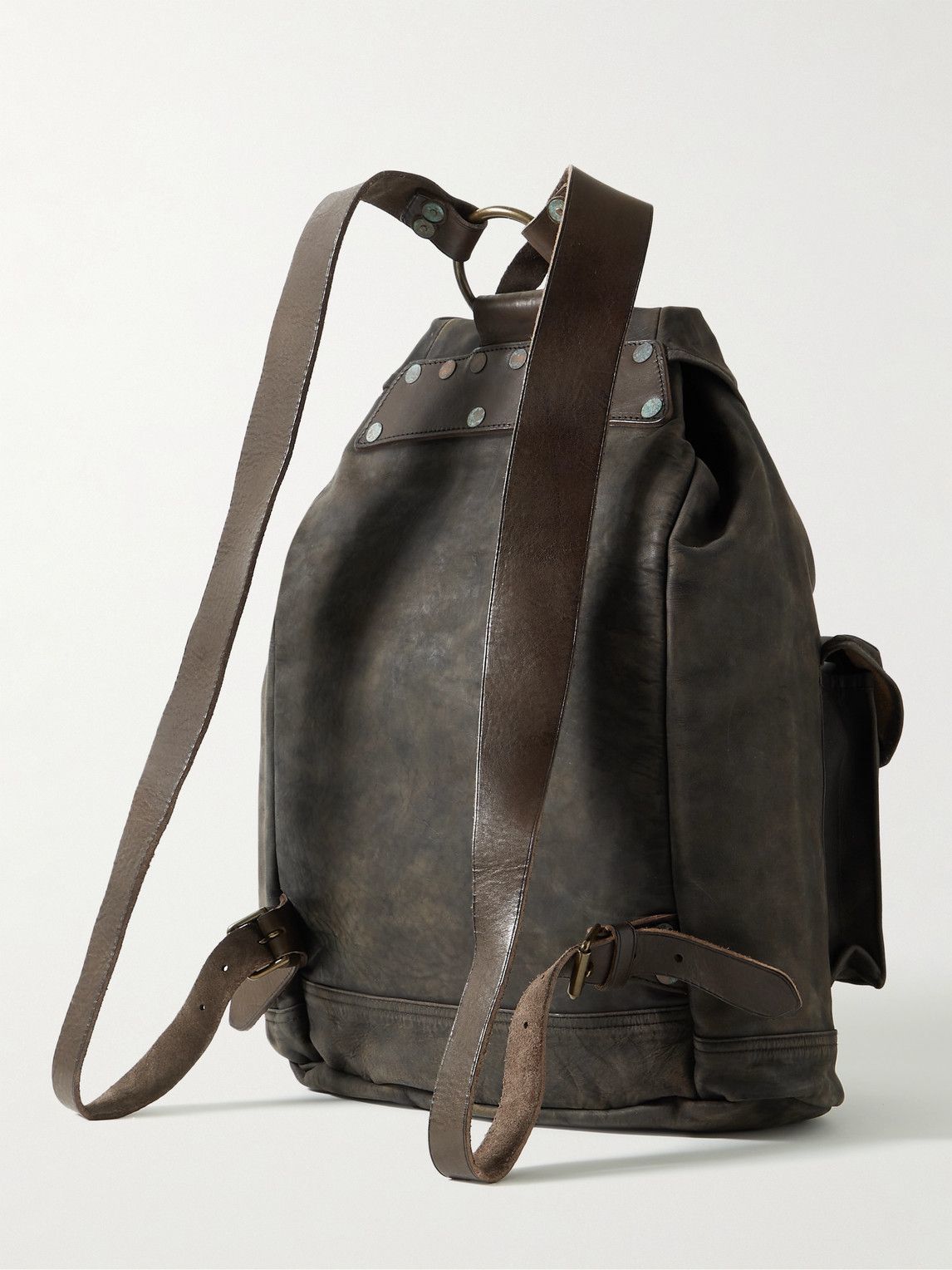RRL Large Leather Backpack RRL