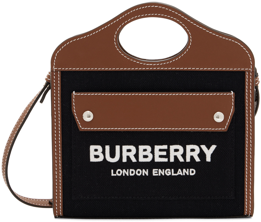 Burberry Black Micro Pocket Shoulder Bag Burberry
