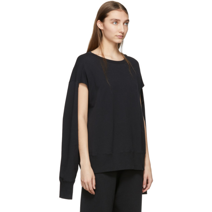 MM6 Maison Margiela Black Slit Sleeve 