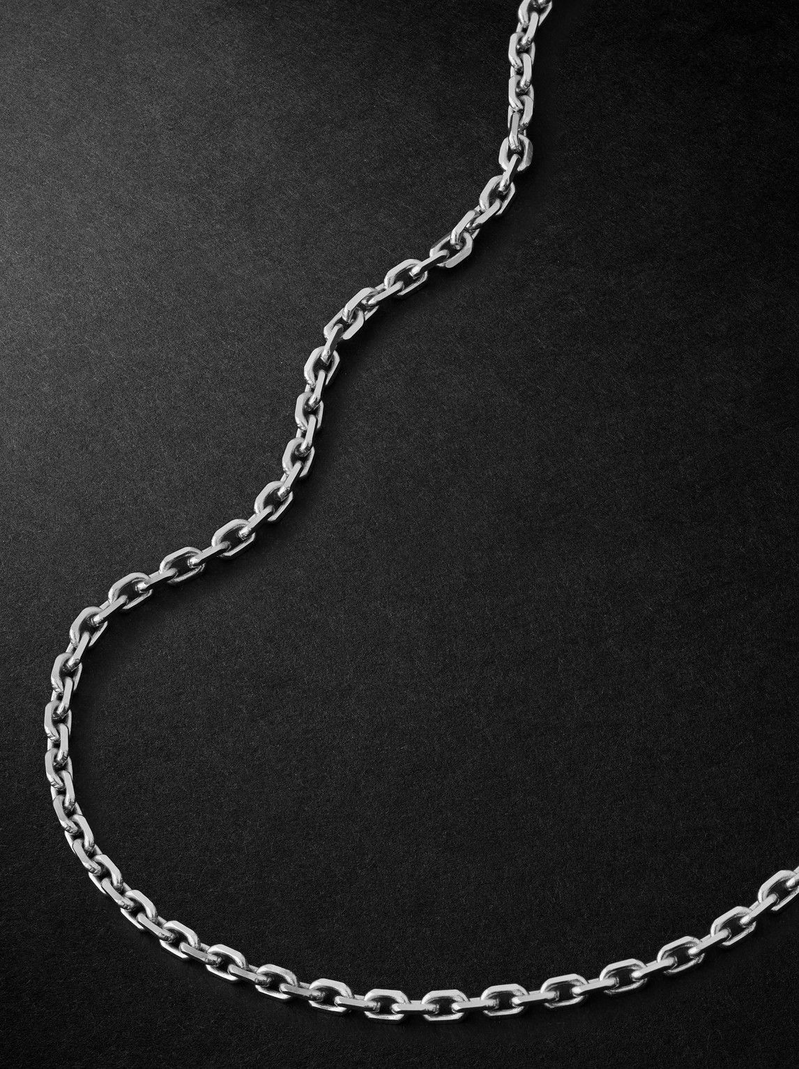 Viltier White Gold Chain Necklace