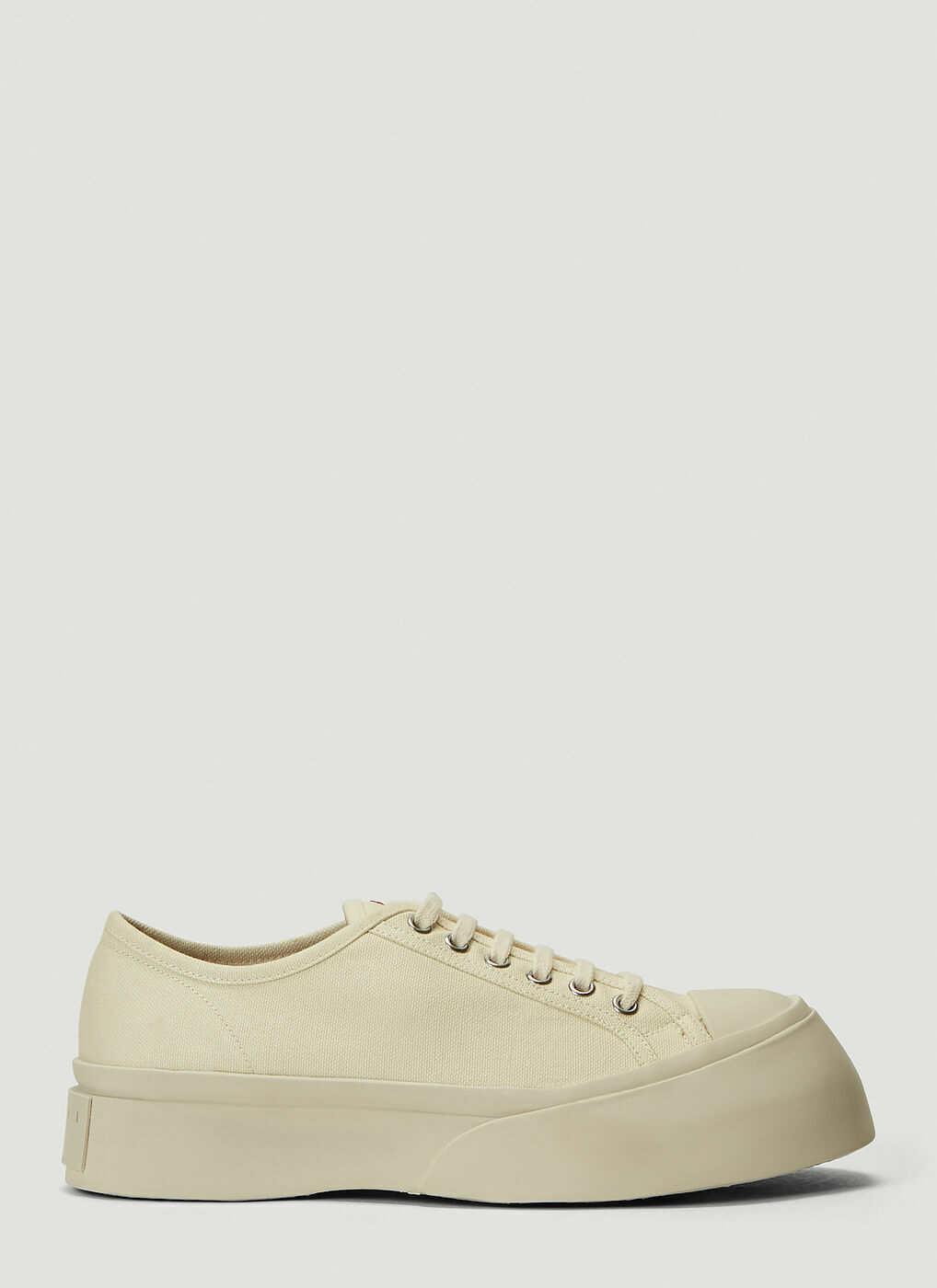 Canvas Sneakers in White Marni