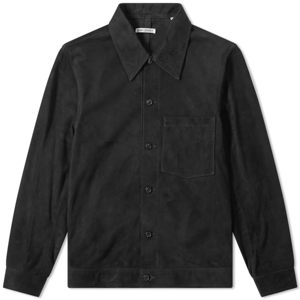 Our Legacy Reincarnation Suede Overshirt Our Legacy