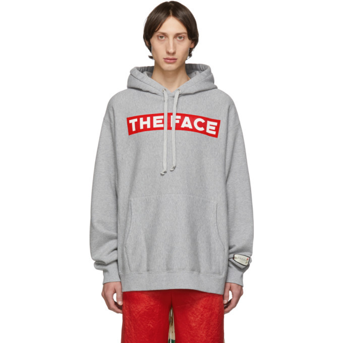 Gucci Grey The Face Hoodie Gucci