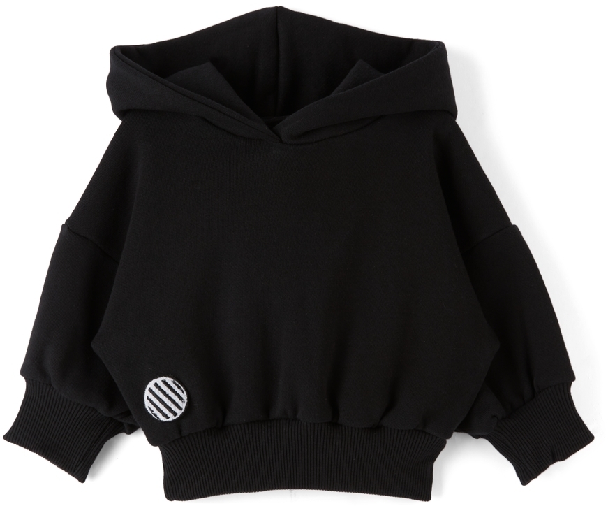 même. Baby Black Chunky Hoodie