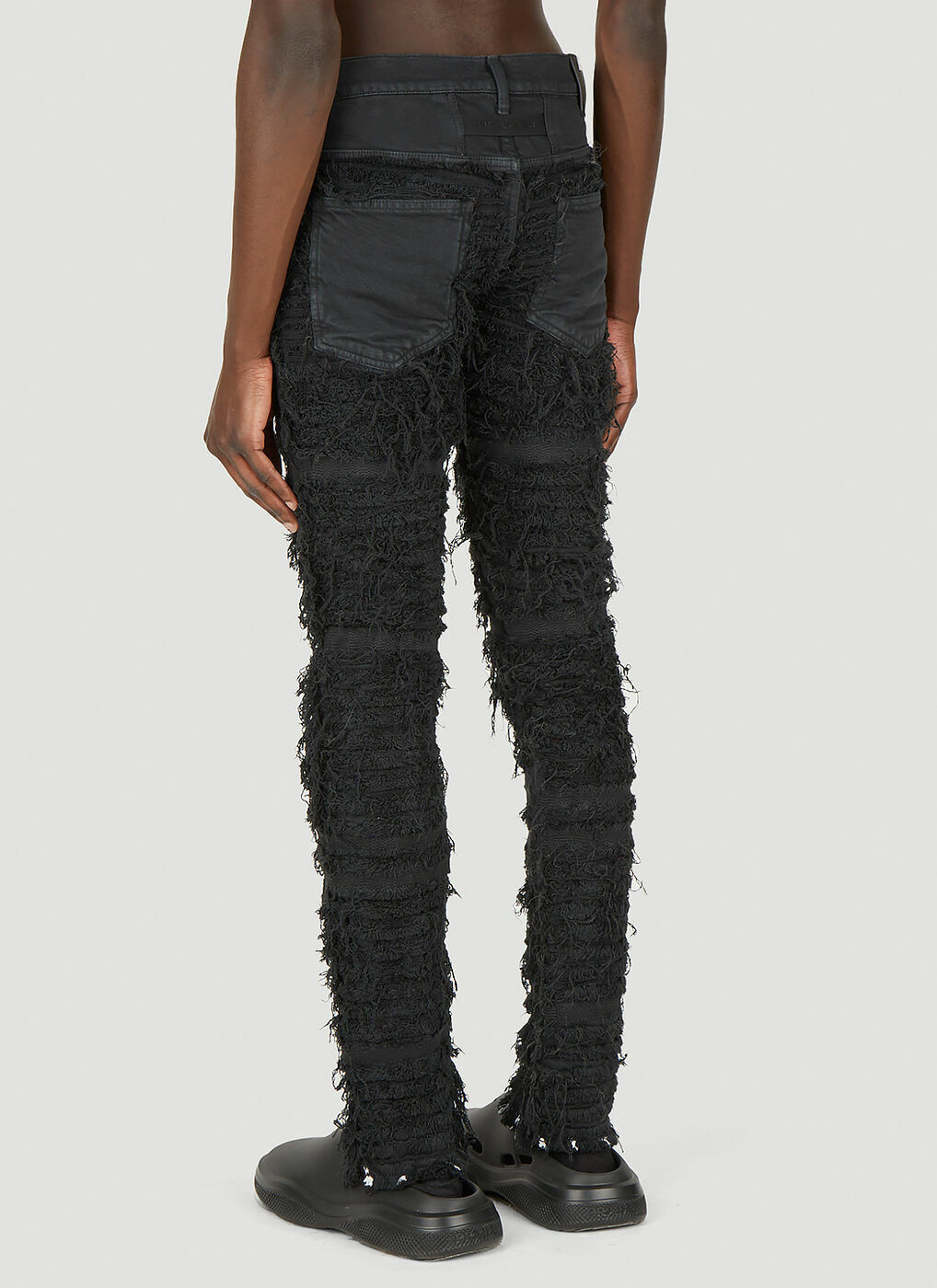Shredded Blackmeans Jeans in Black