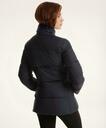 Brooks Brothers Women's Down Reversible Equestrian Print Puffer Coat | Navy