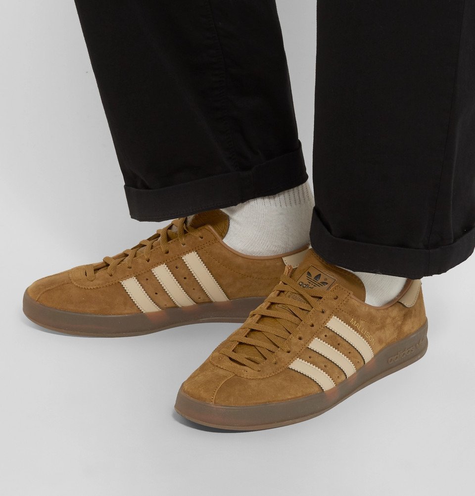 - Mallison Spezial Leather-Trimmed Suede Sneakers - Men - Brown adidas Originals