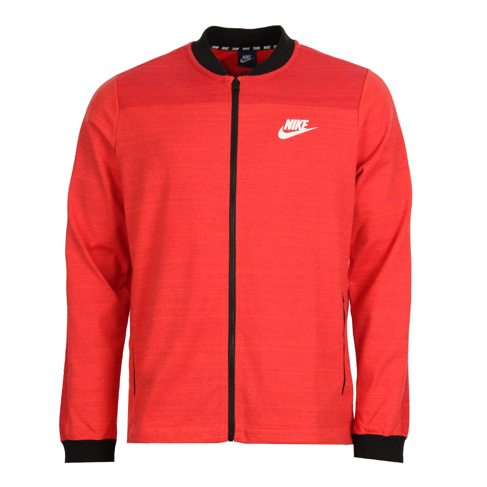 red and black nike sweater