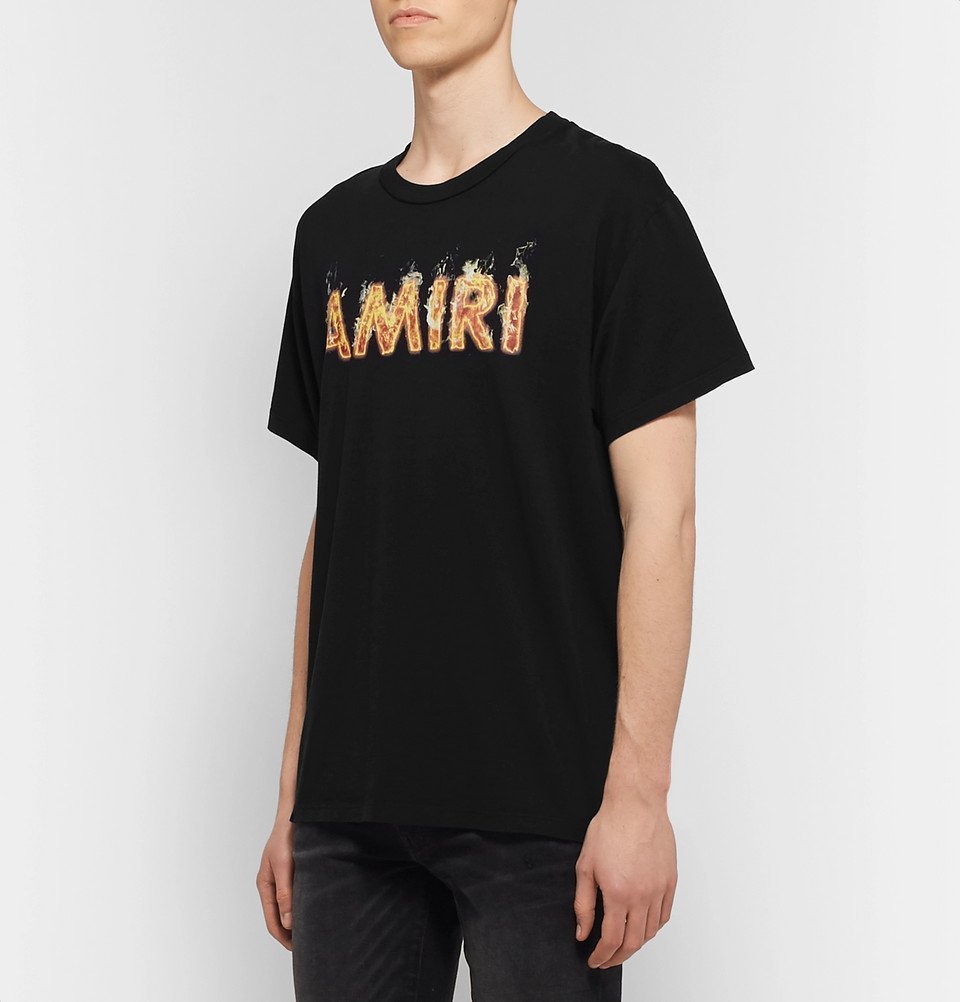 amiri flame shirt