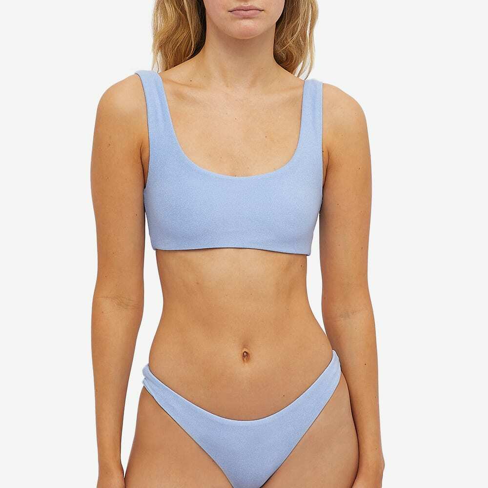 Jade Swim Women's Most Wanted Terry Bikini Bottom in Sky Terry Jade Swim