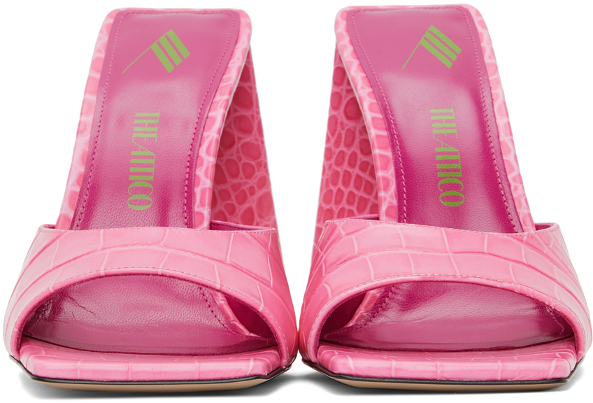 the attico devon mule pink