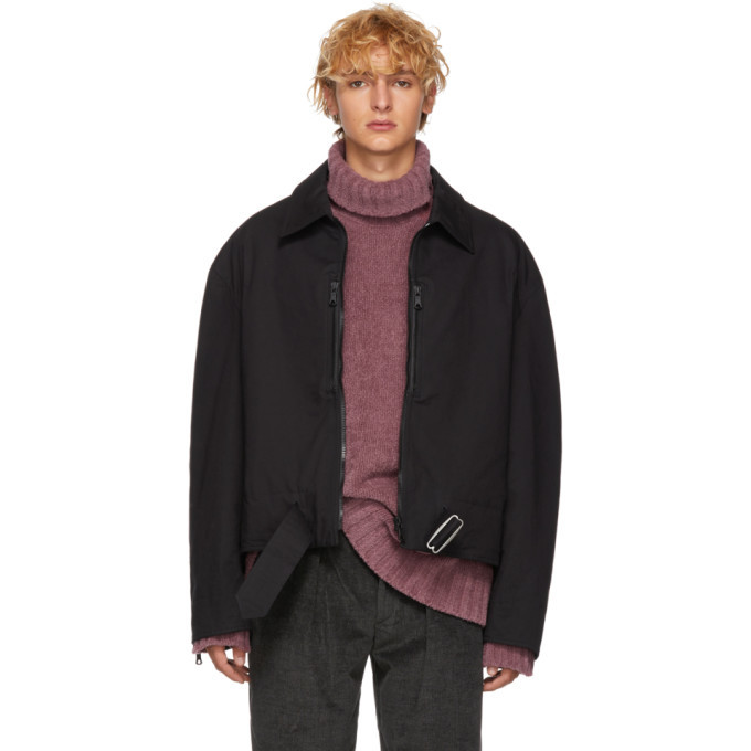 Mackintosh 0003 Black Oversized Flight Jacket Mackintosh