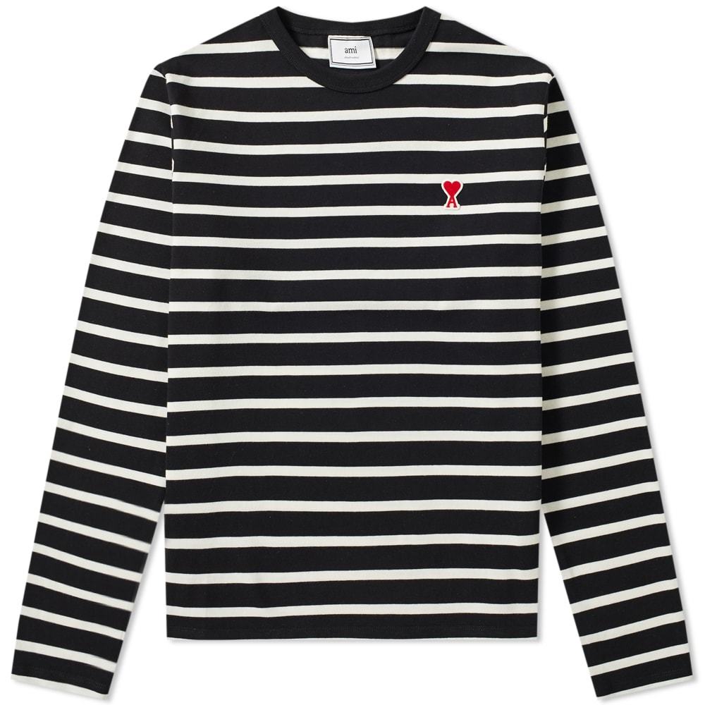 ami long sleeve heart tee
