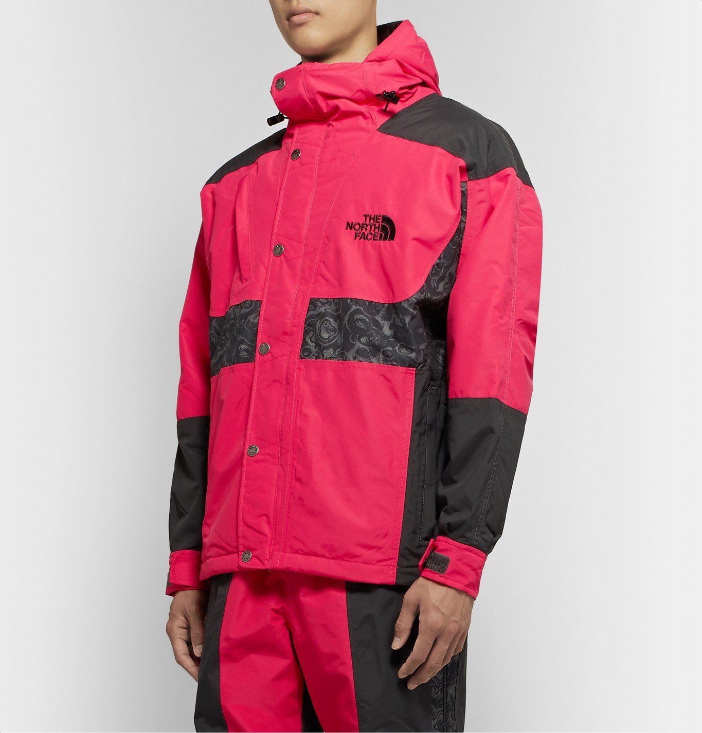 The North Face - '94 Rage Panelled DryVent 2L Hooded Jacket - Red 