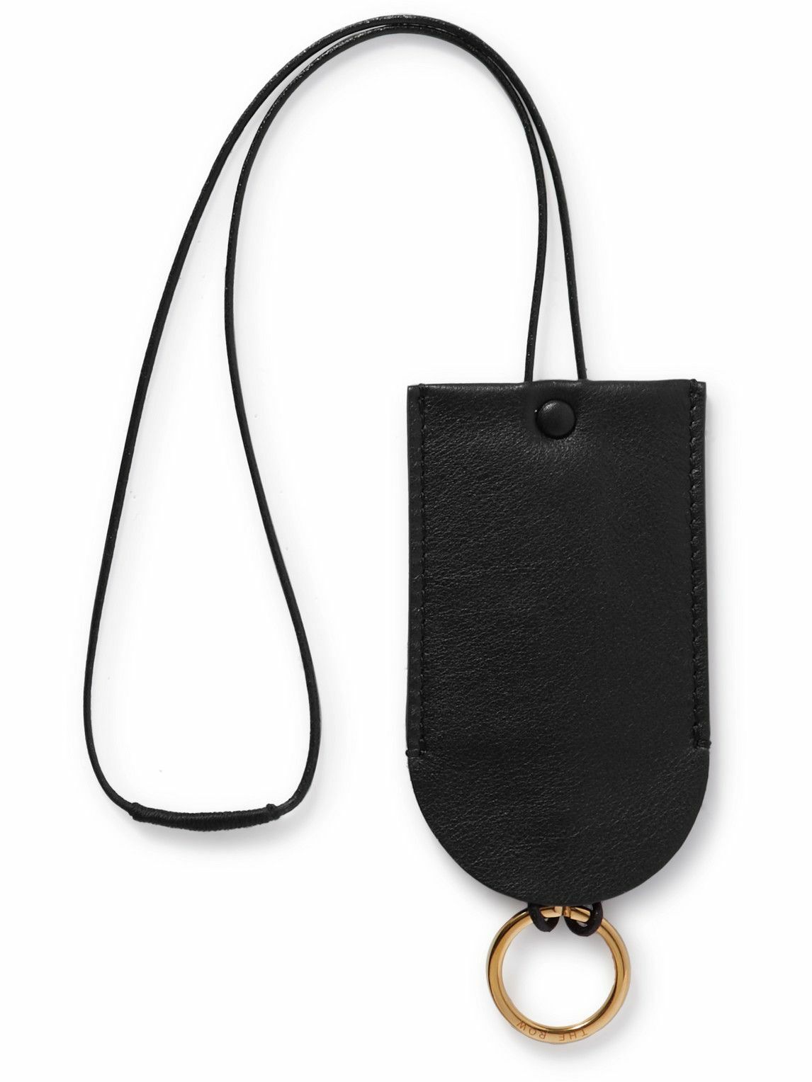 The Row - Billy Leather and Gold-Tone Key Fob The Row