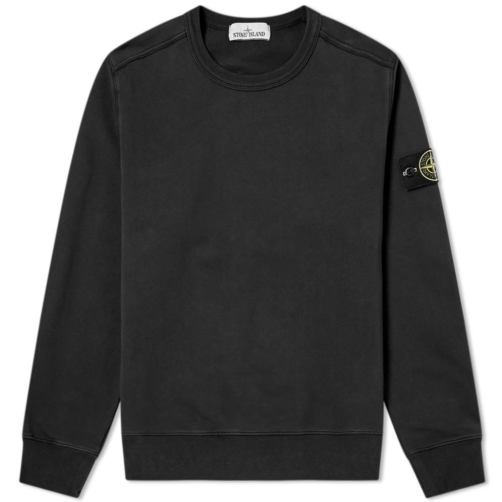 stone island garment dyed crew sweat