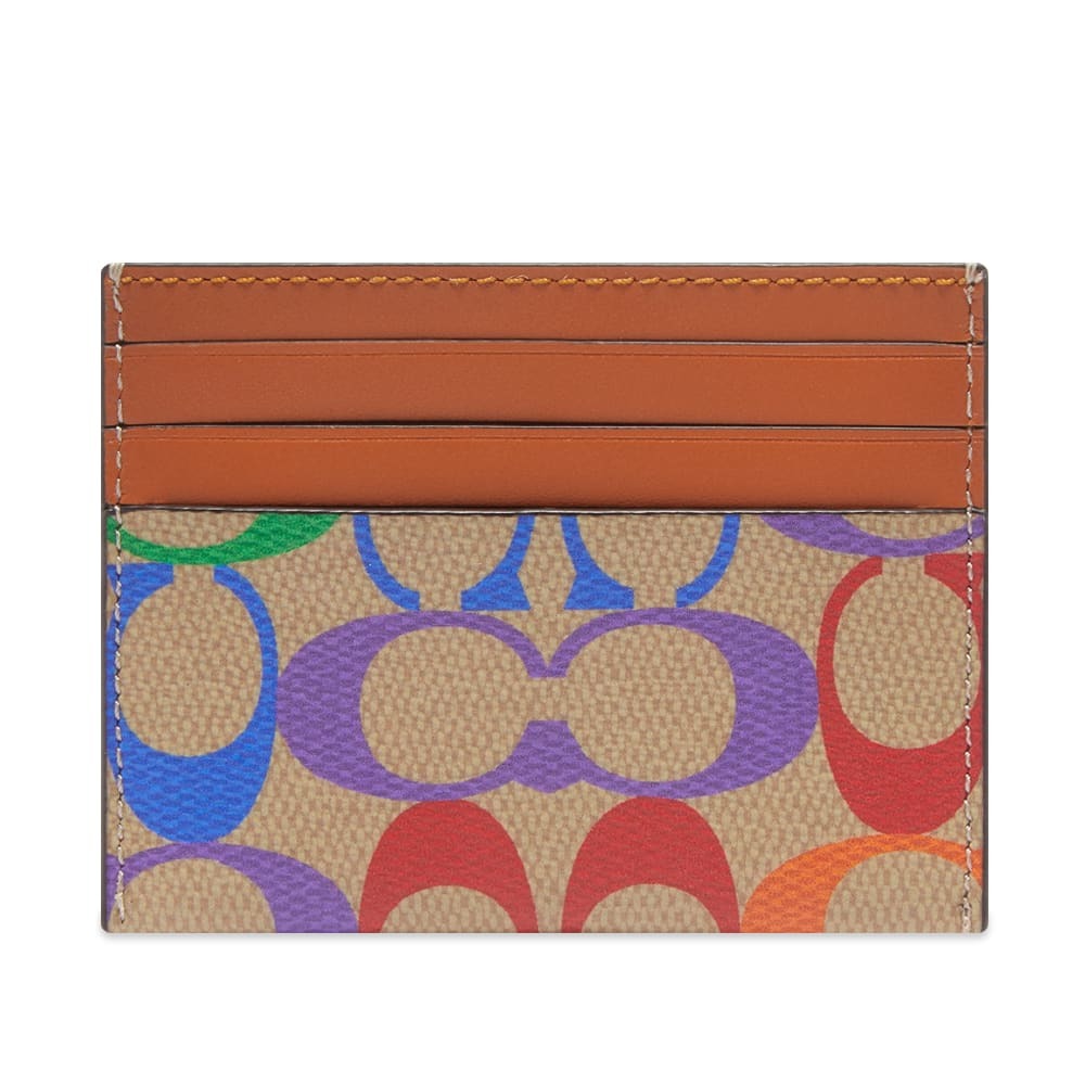 Coach Rainbow Signature Card Holder Coach